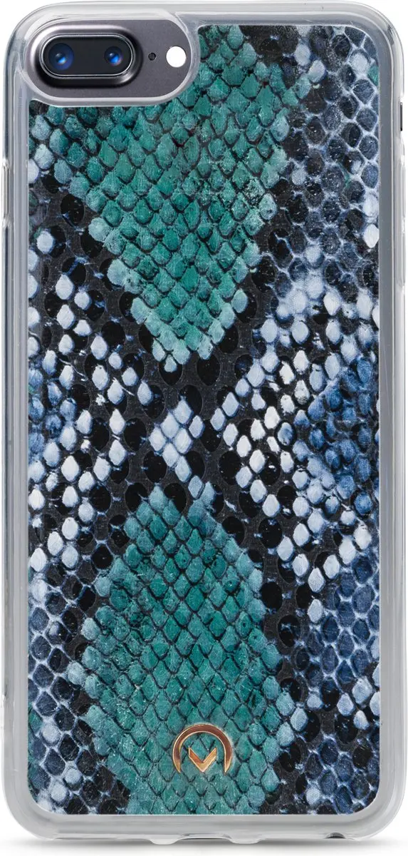 Mobilize Gelly Velvet iPhone 6s Plus Hoesje - Royal Blue Snake