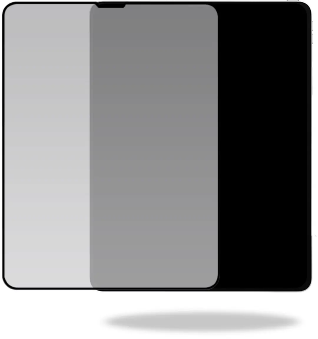 Mobilize iPad Air 4 (2020) Screenprotector Privacy - Zwart