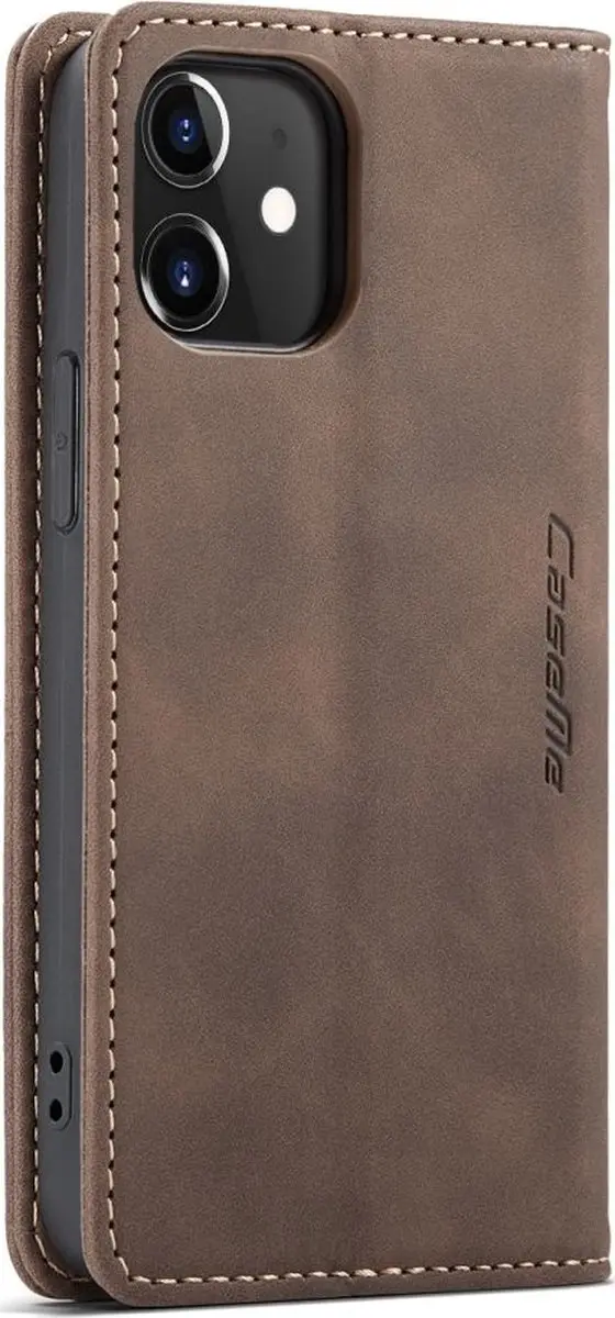 Caseme 013 Bookcase Portemonnee - iPhone 12 Mini - Bruin