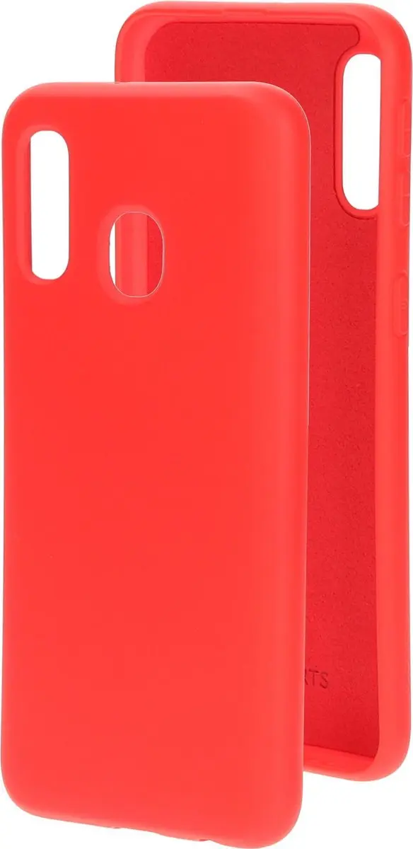 Mobiparts Hoesje Samsung Galaxy A40 - Siliconen Rood - MP-96129