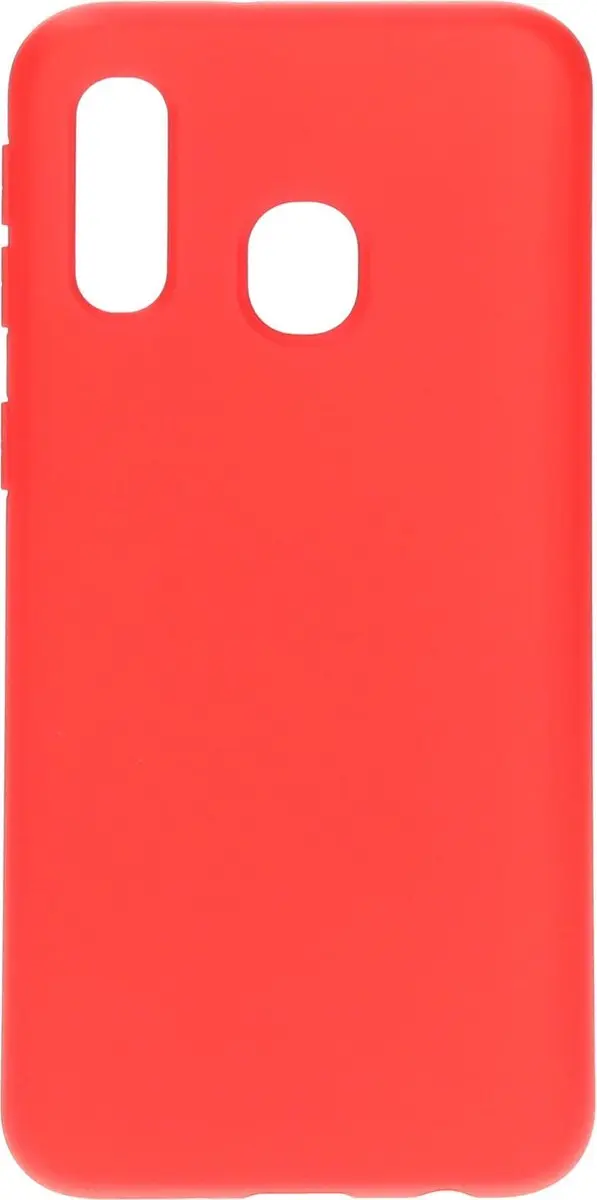 Mobiparts Hoesje Samsung Galaxy A40 - Siliconen Rood - MP-96129 - afbeelding 6 van 6