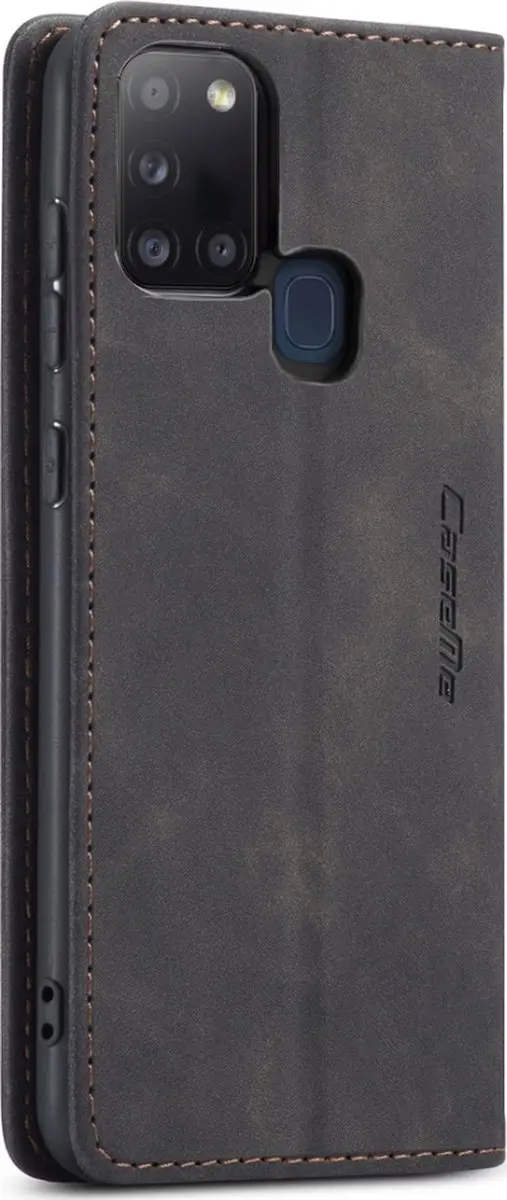 Caseme Samsung Galaxy A21s Bookcase Hoesje 577785 - Zwart