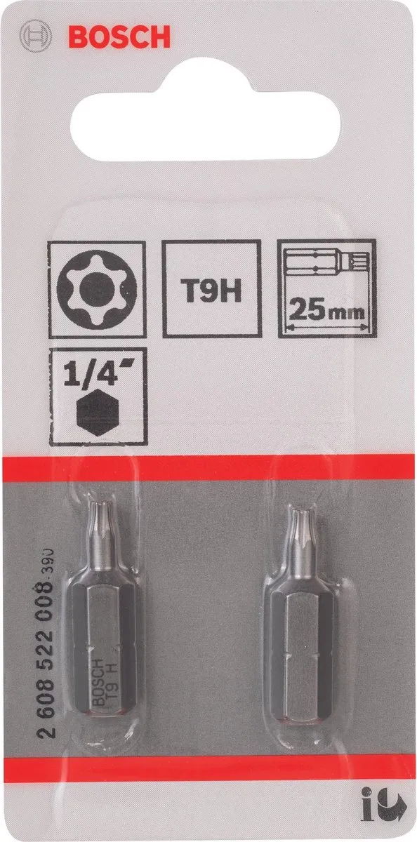 Bosch T9H Security-Torx-bit 25mm