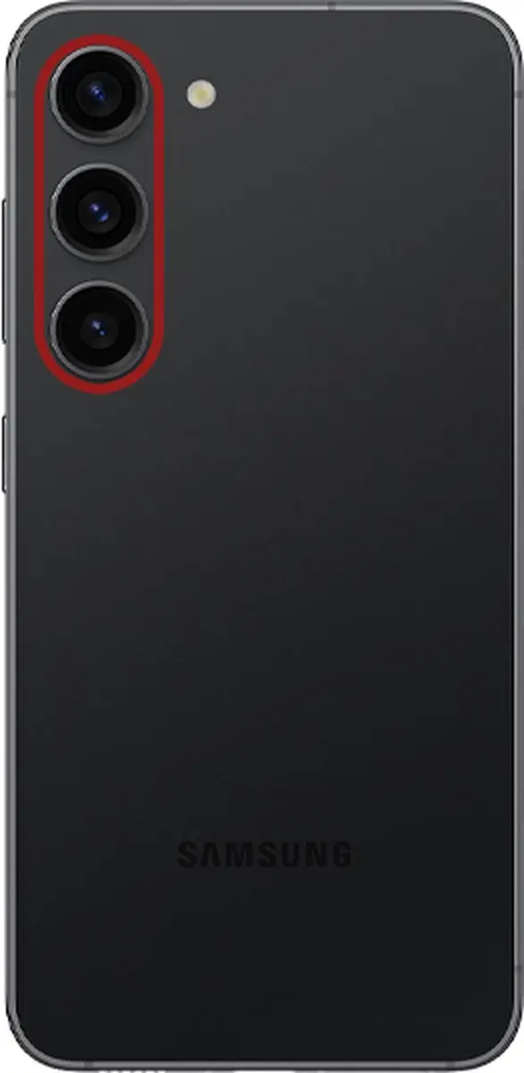 Mobilize Samsung Galaxy S23 Glazen Camera Protector - Case Friendly
