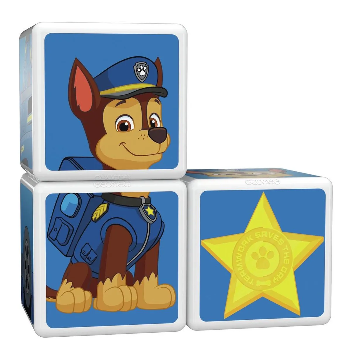 Geomag Paw Patrol Chase MagiCube Blauw - 5-delig