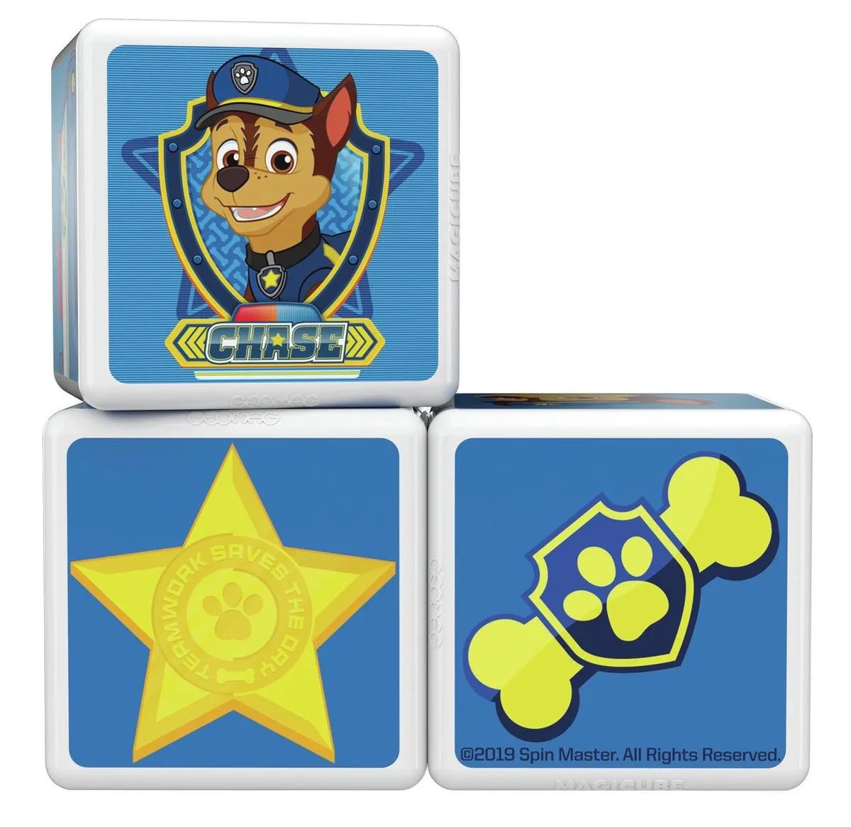 Geomag Paw Patrol Chase MagiCube Blauw - 5-delig