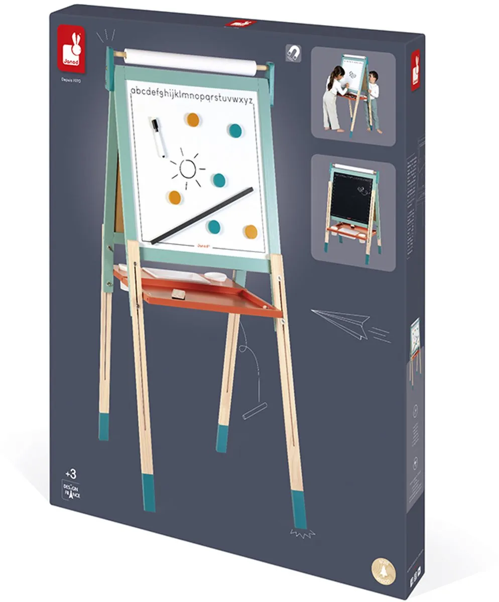 Janod Verstelbaar Magneetbord 9625 - Multicolor