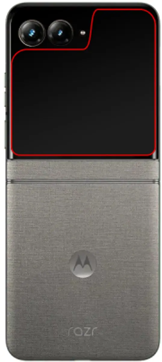Mobilize Glass Screenprotector Motorola Razr 70 Plus - Camera & Buitenbeeld