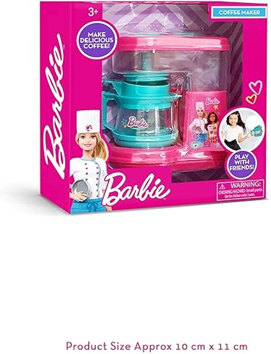 Barbie Speelgoedkoffiezetapparaat - Blauw/Roz
