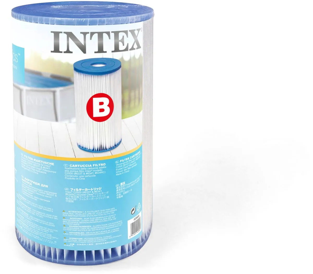 Intex Filterpatroon Type B