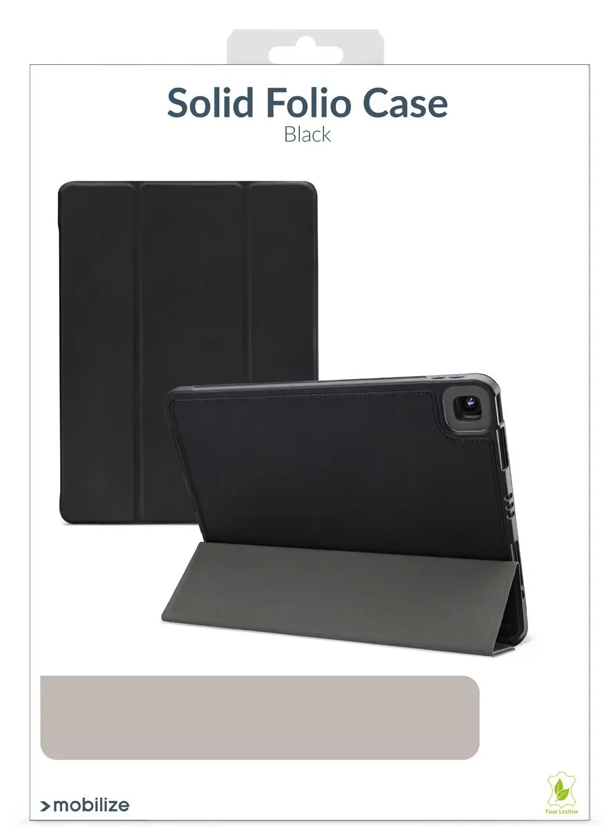 Mobilize Solid Folio Bookcase MOB-SFCB-IPADAIR10924 - iPad Air 11 (2025) Hoes - Zwart - afbeelding 6 van 6