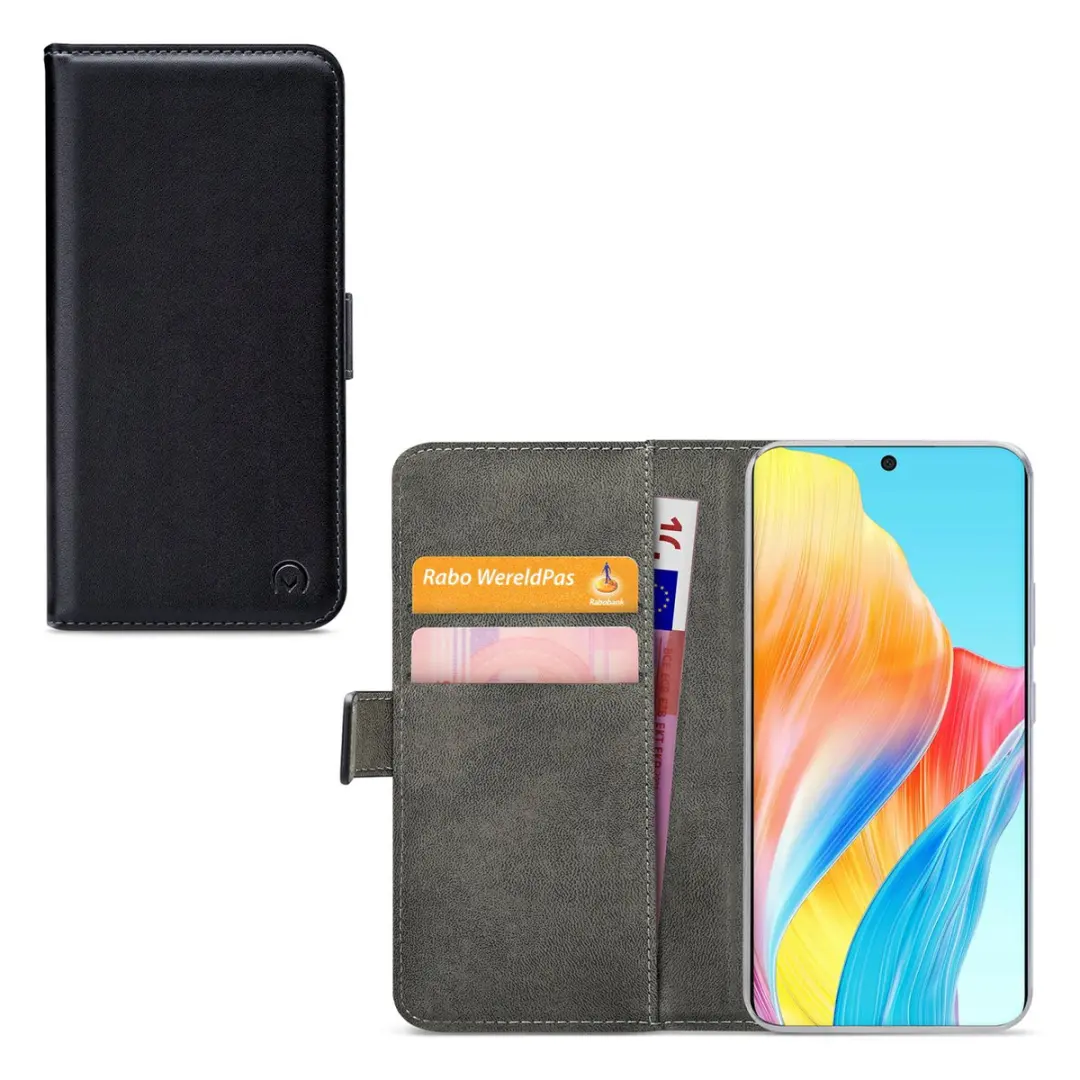 Mobilize Classic Gelly Wallet Bookcase OPPO A58 4G - Zwart