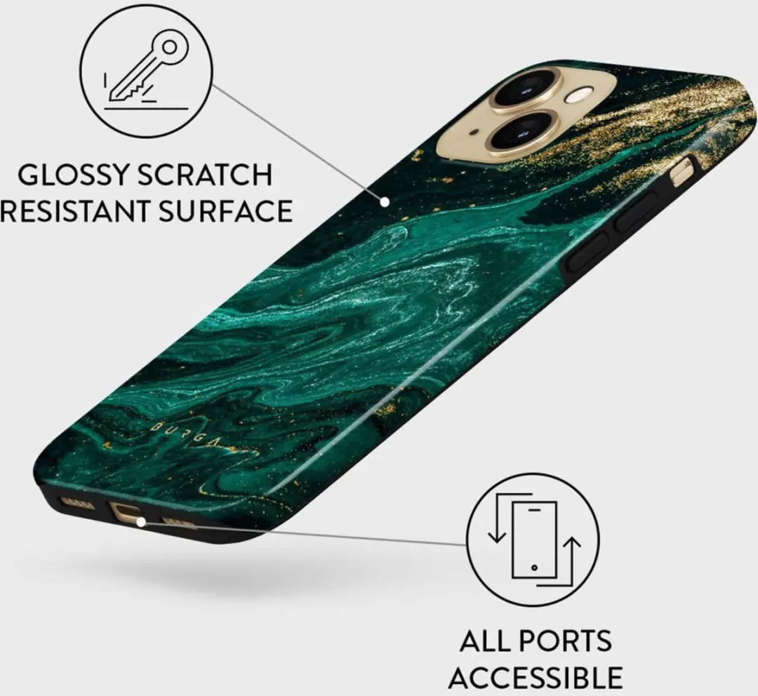 Burga Tough Case iPhone 13 - Emerald Pool