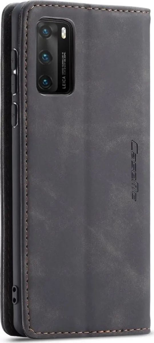 Caseme 013 Bookcase Portemonnee - Huawei P40 - 2 Pasjes - Zwart