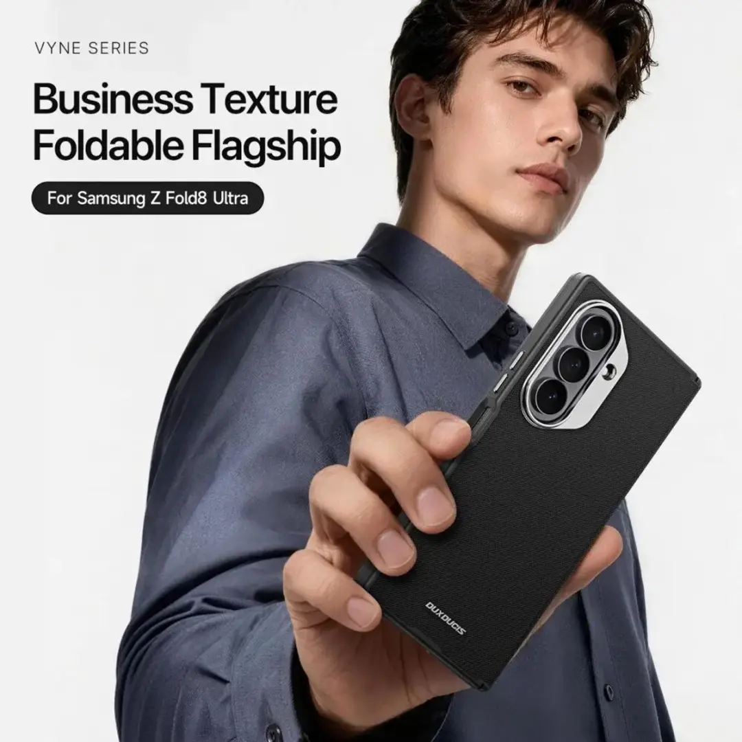 Dux Ducis Vyne Hoesje Samsung Galaxy Z Fold8 Ultra - Zwart