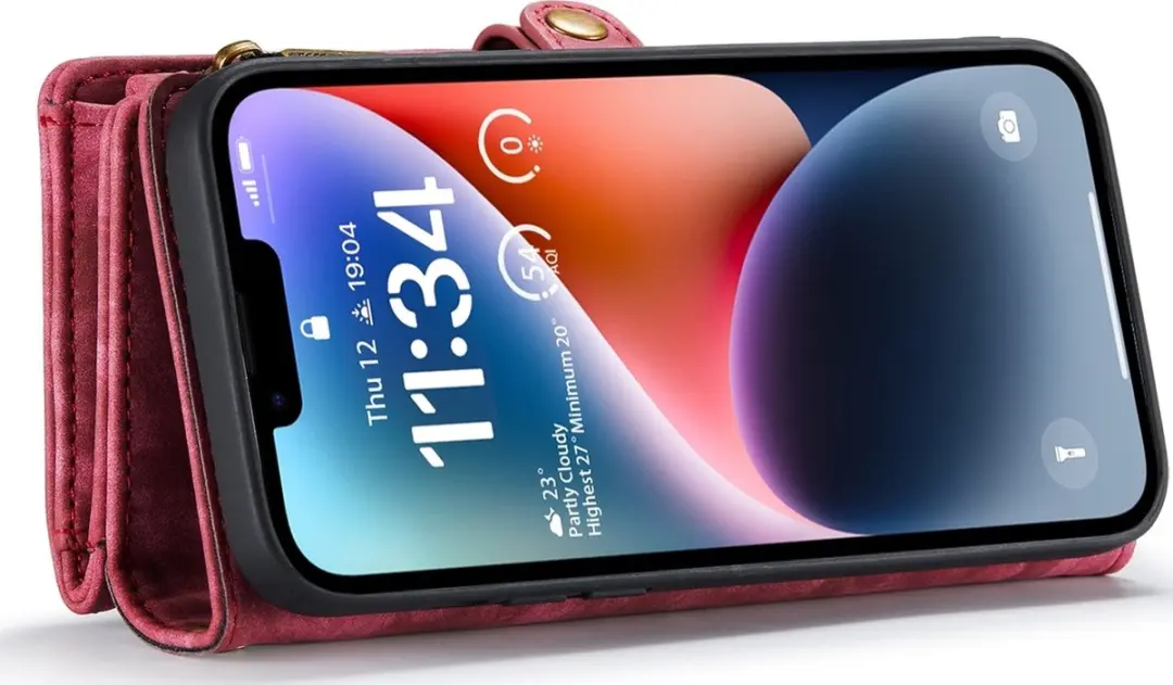 Caseme 008 Telefoonhoesje iPhone 15 Plus - Rood