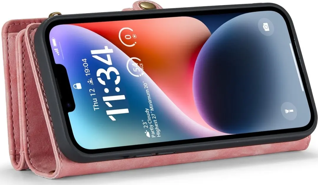 Caseme 008 Telefoonhoesje iPhone 15 Plus - Roze