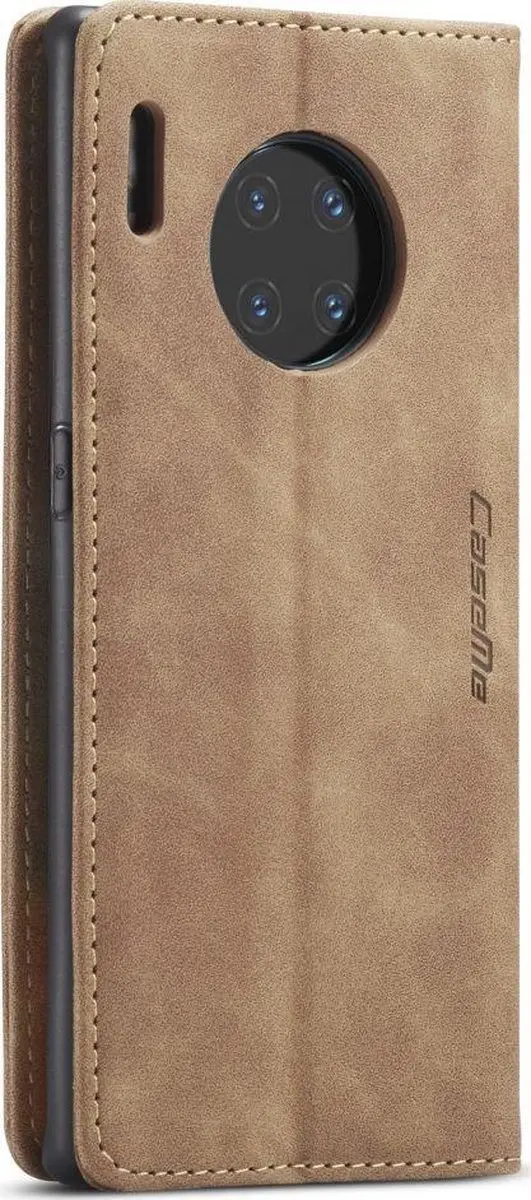 Caseme 013 Bookcase Portemonnee Telefoonhoesje - Huawei Mate 30 Pro - 2 Pasjes - Bruin