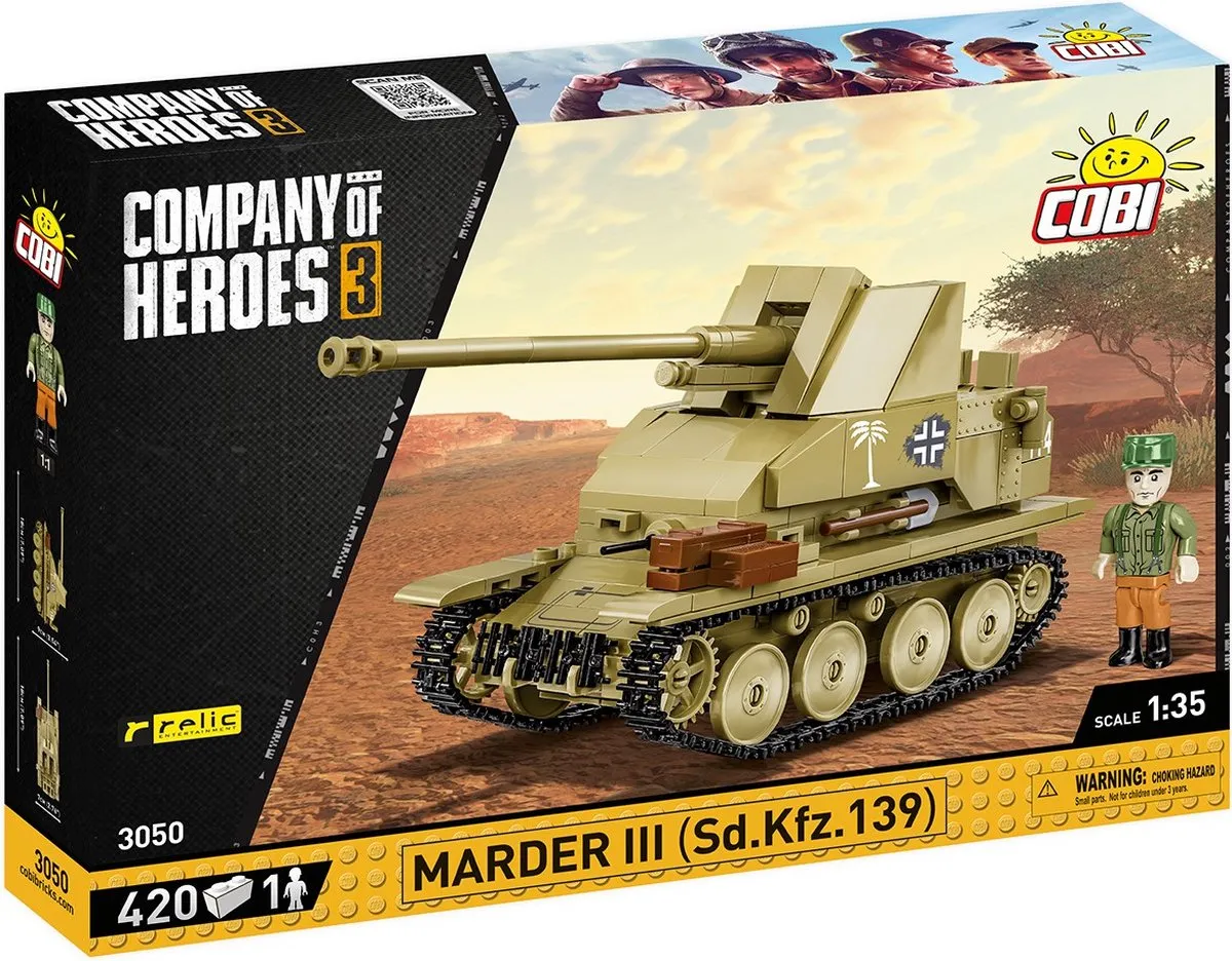 Cobi Marder III COBI-3050 - 420 Onderdelen - Meerkleurig