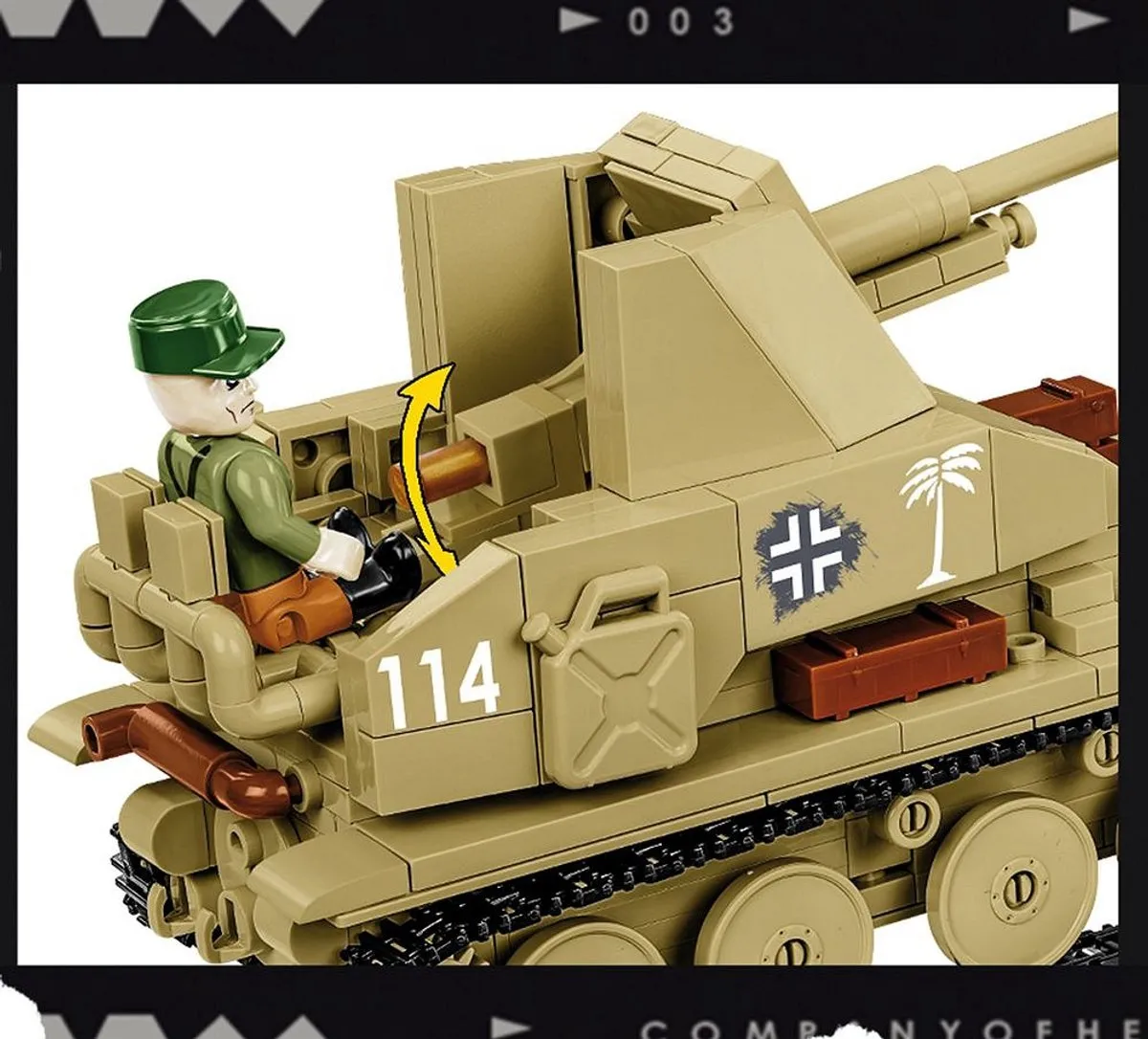 Cobi Marder III COBI-3050 - 420 Onderdelen - Meerkleurig