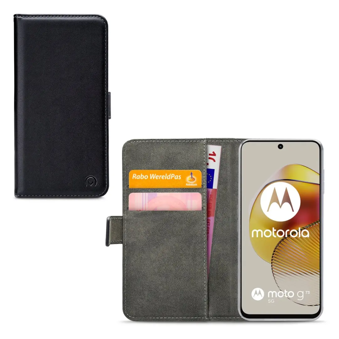 Mobilize Classic Gelly Wallet Bookcase Motorola Moto G73 5G - Zwart