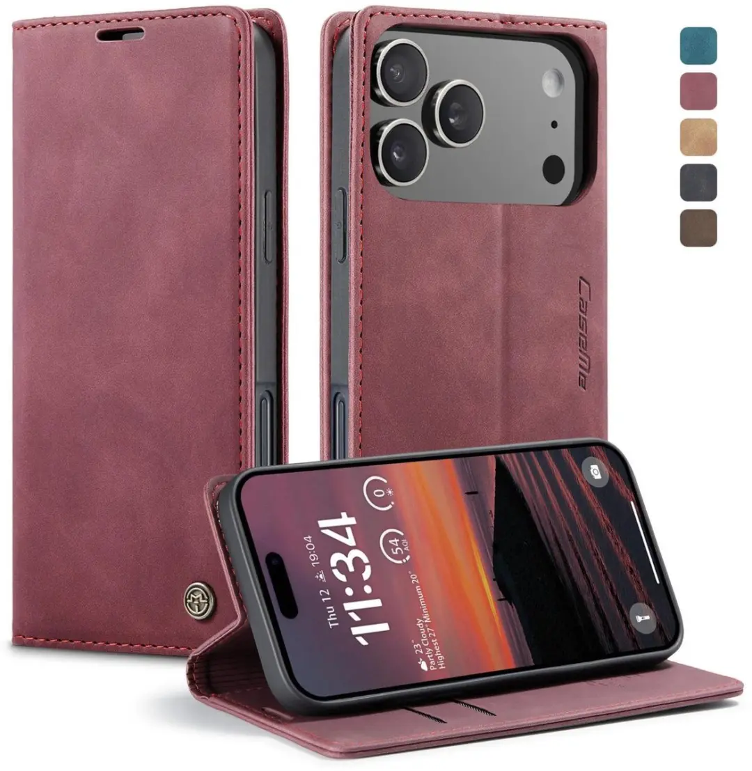 Caseme 013 Bookcase Portemonneehoesje Apple iPhone 17 Pro