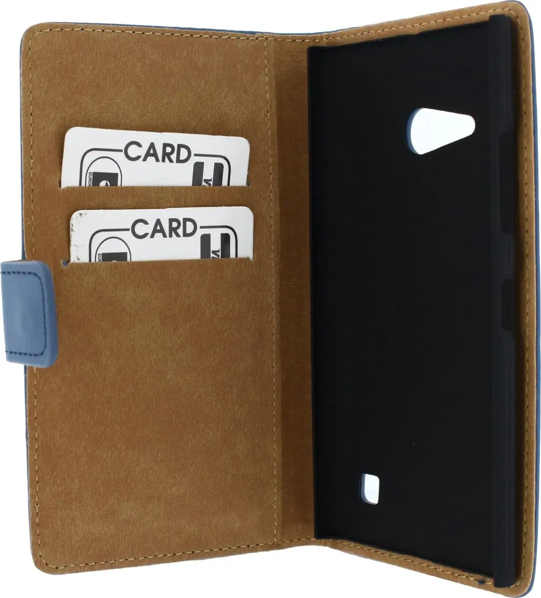 Mobilize Slim Wallet Book Case Nokia Lumia 735 - Blauw