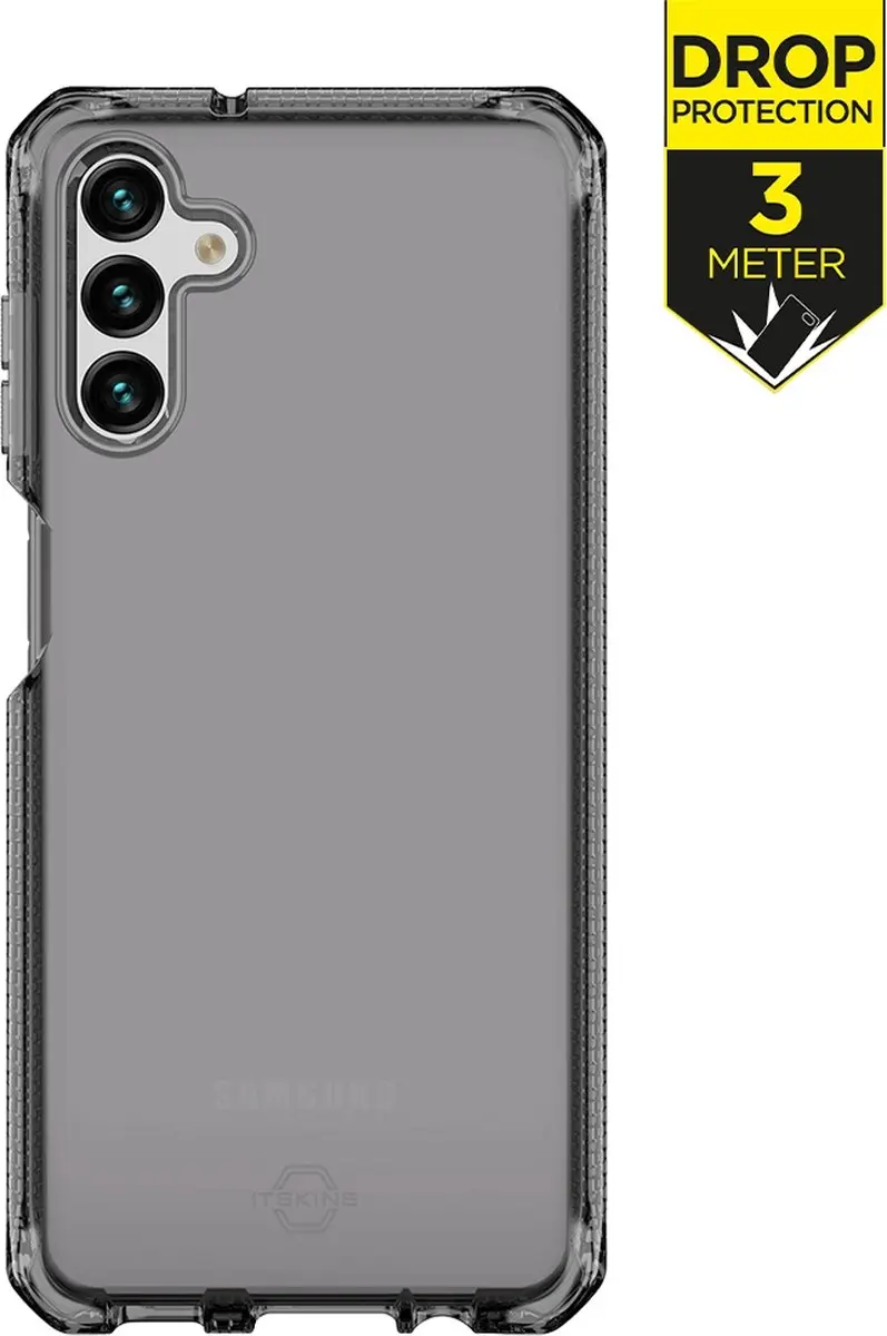 Itskins Galaxy A04s Hoesje - TPU Shockproof - Zwart SG13-SPECM-SMOK