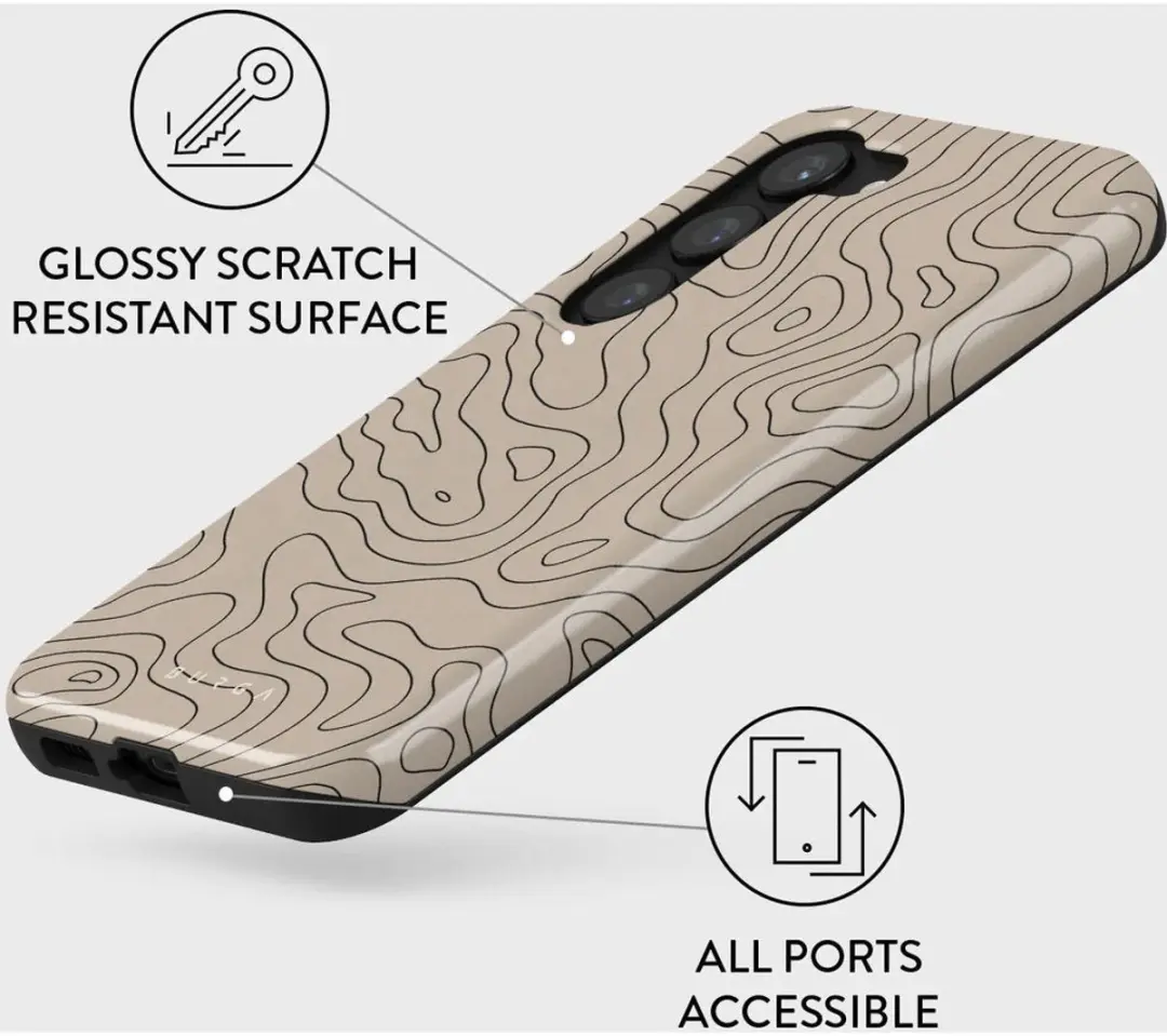 Burga Telefoonhoesje Samsung Galaxy S23 Wild Terrain - Misty Forest