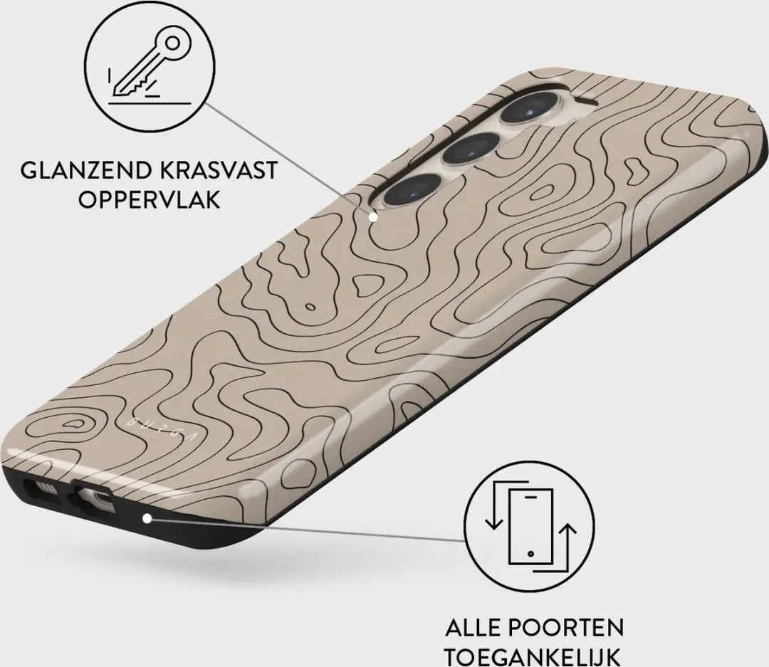 Burga Telefoonhoesje Samsung Galaxy S23 Wild Terrain - Misty Forest