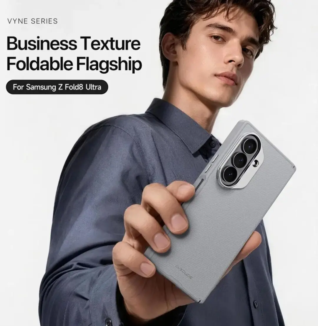 Dux Ducis Vyne Hoesje Samsung Galaxy Z Fold8 Ultra - Grijs
