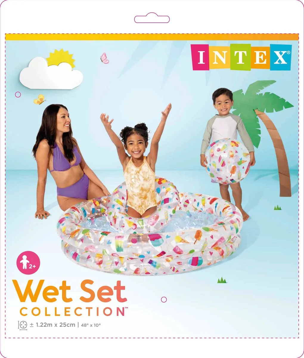 Intex Ice Pop Opblaaszwembad 150L - Ø122cm Multicolor - afbeelding 4 van 6
