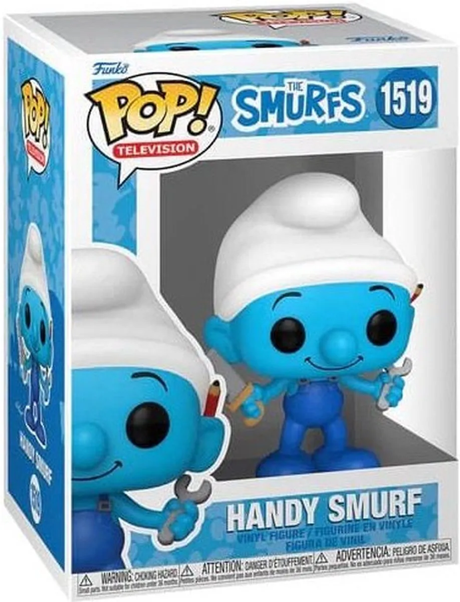Funko Pop! The Smurfs Handy Smurf 79258 - Meerkleurig