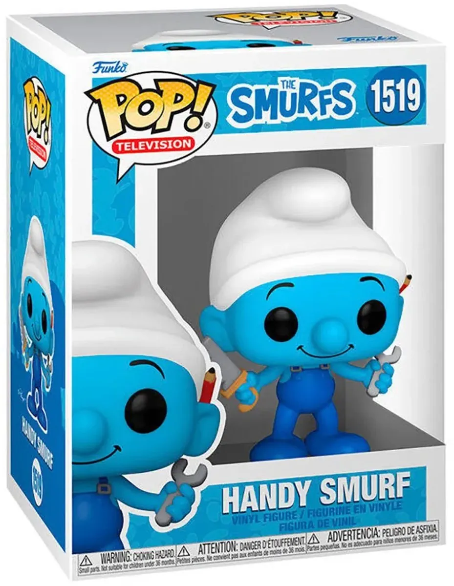 Funko Pop! The Smurfs Handy Smurf 79258 - Meerkleurig
