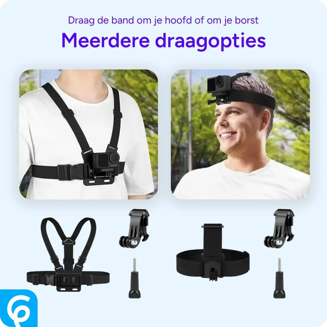 Selected SBG Vest Telefoonhouder - Chest Mount - Zwart