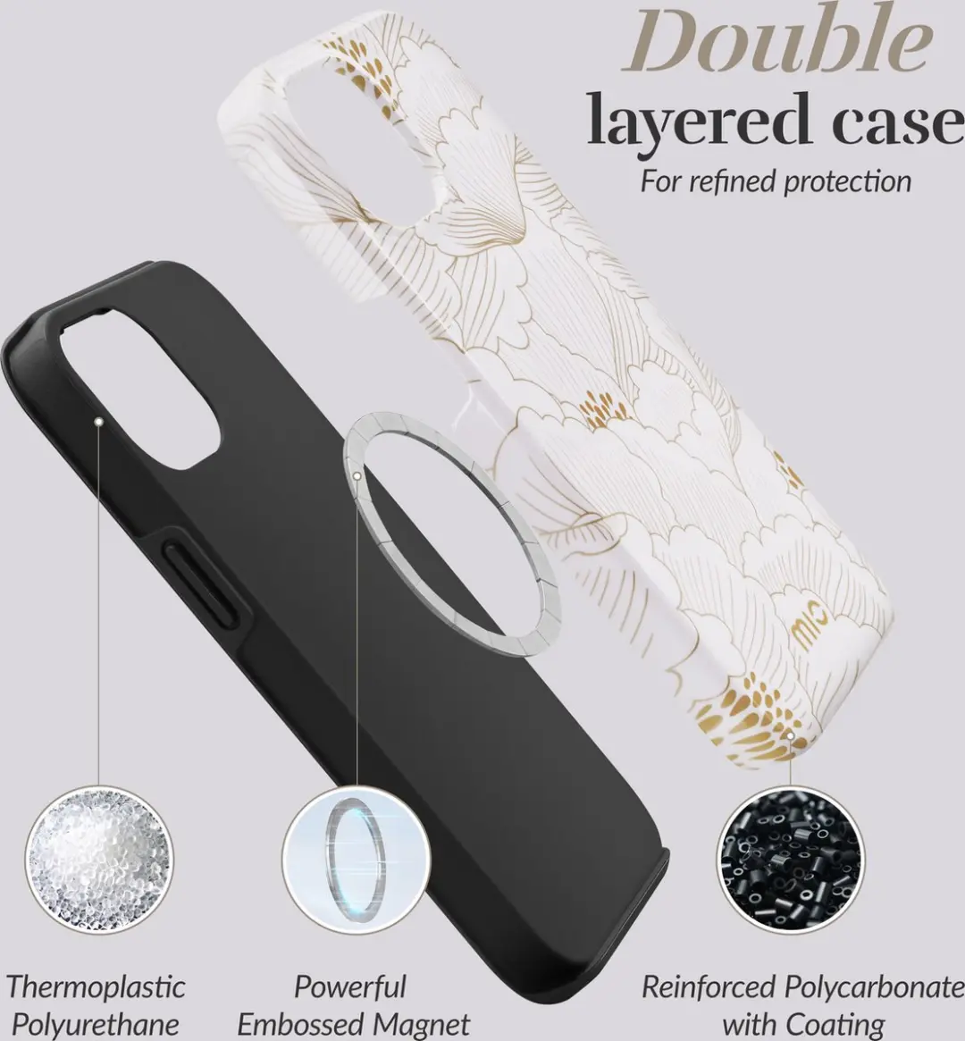 Mobilize Mio WRIPH14 iPhone 14 Hoesje - Wit