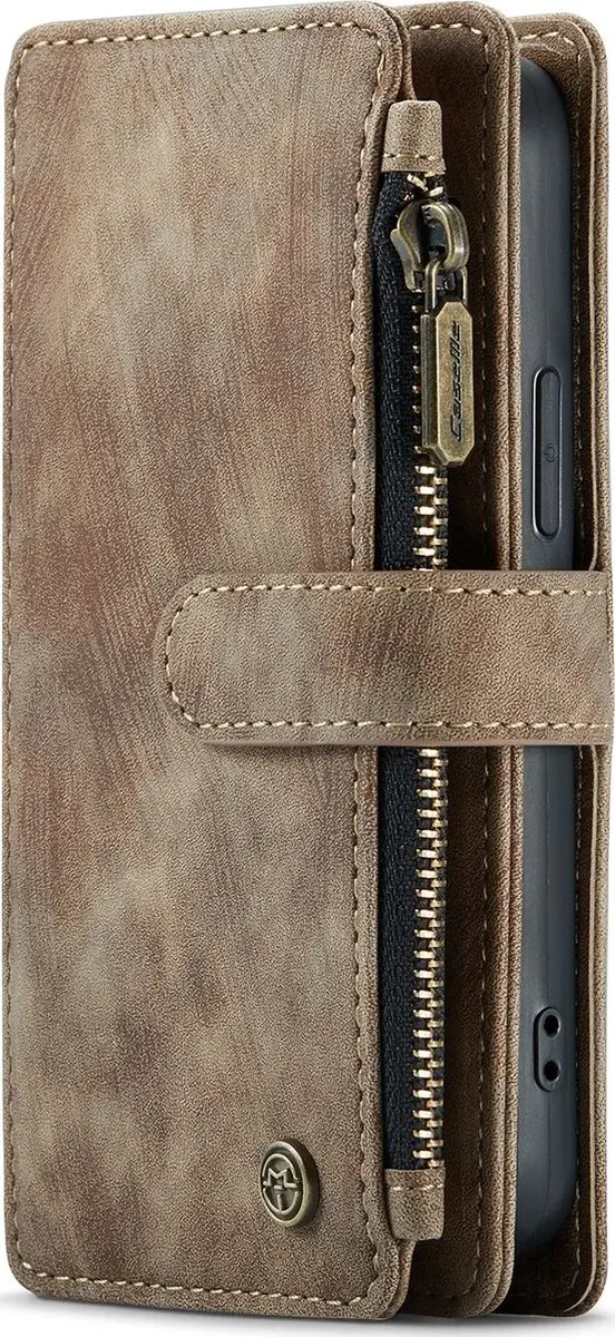 Caseme iPhone SE/5s/5 Billfold Lederen Hoes - 13 Kaartvakken - Bruin