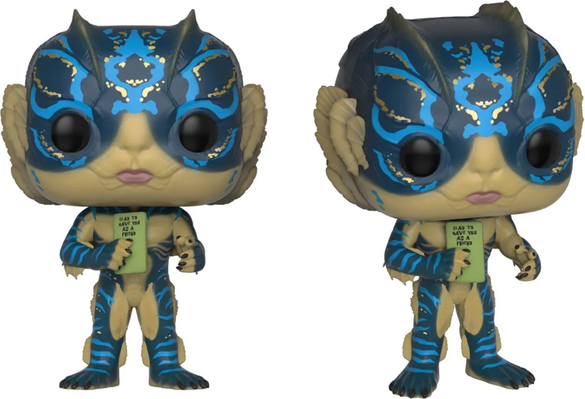 Funko Pop! Shape of Water Amphibian Man - Vinyl Figuur - Kikker Man Met Kaart - afbeelding 3 van 5