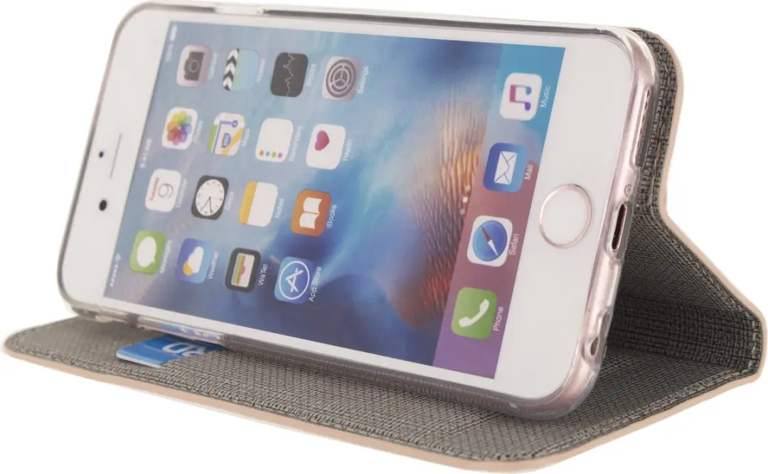 Mobilize Premium Gelly Bookcase Portemonnee iPhone 6/6s - Roze