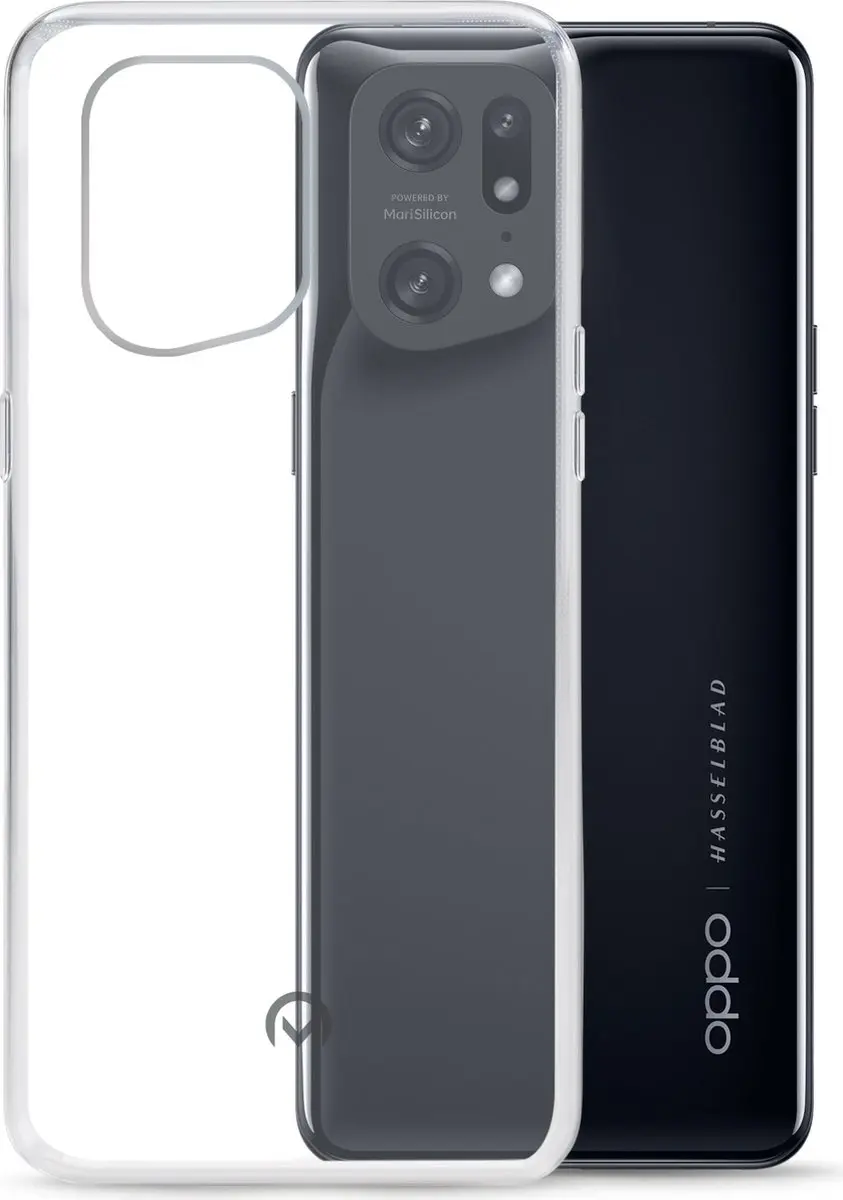 Mobilize Find X5 Pro Hoesje - TPU Transparant