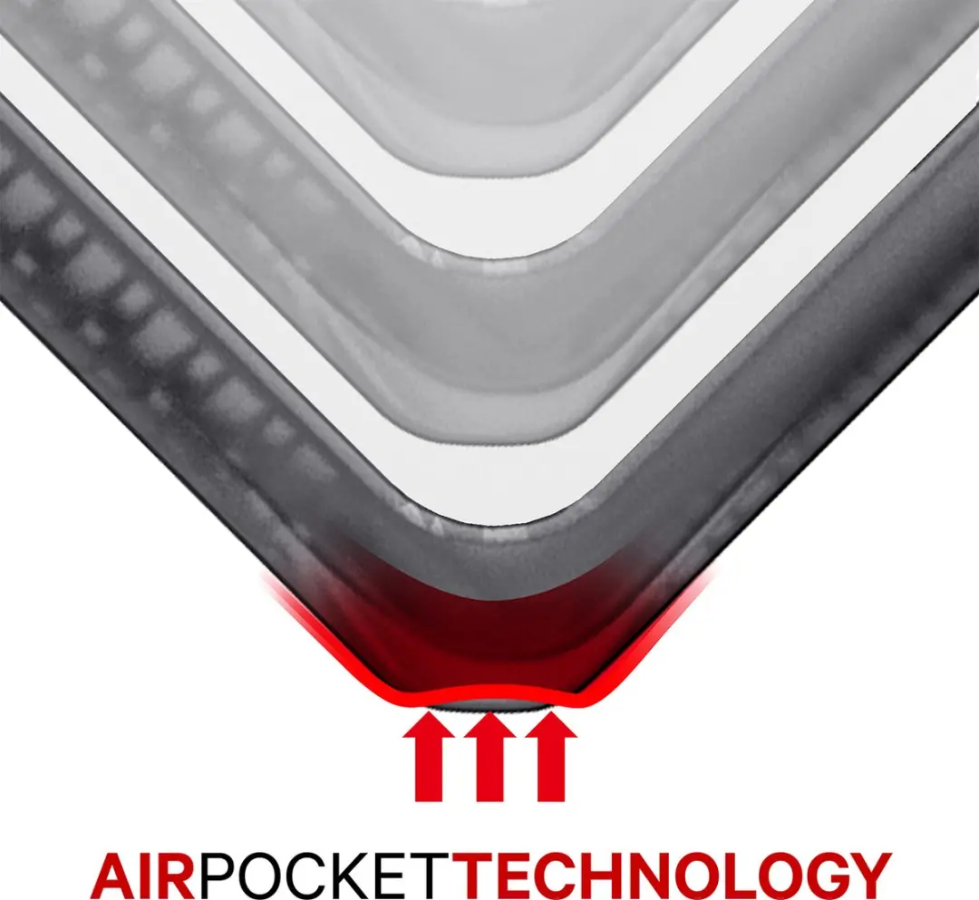 Itskins Hybrid Frost Cover iPhone 11 - Transparant/Zwart - afbeelding 6 van 6