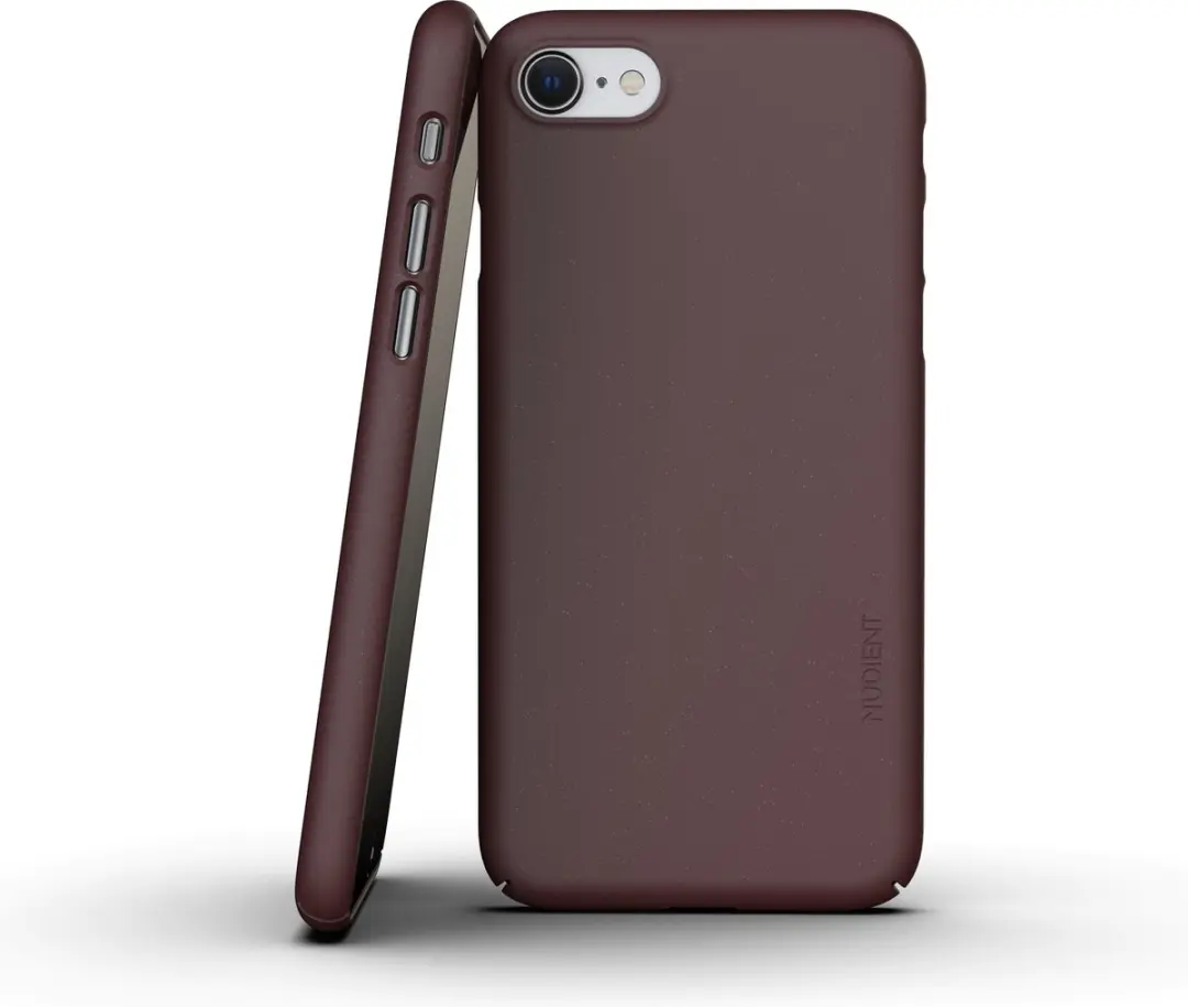Nudient iPhone SE (2022) Hoesje IP78N-V3SR - Bordeauxrood