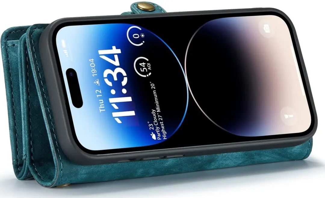 Caseme 008 Telefoonhoesje iPhone 14 Pro - Blauw