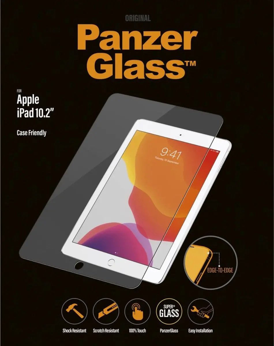 PanzerGlass PZ-2673 Screenprotector iPad 8 (2020) - Transparant
