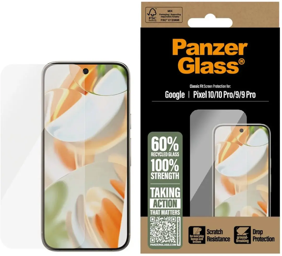 PanzerGlass Ultra Wide Fit Google Pixel 10 Schermbeschermer