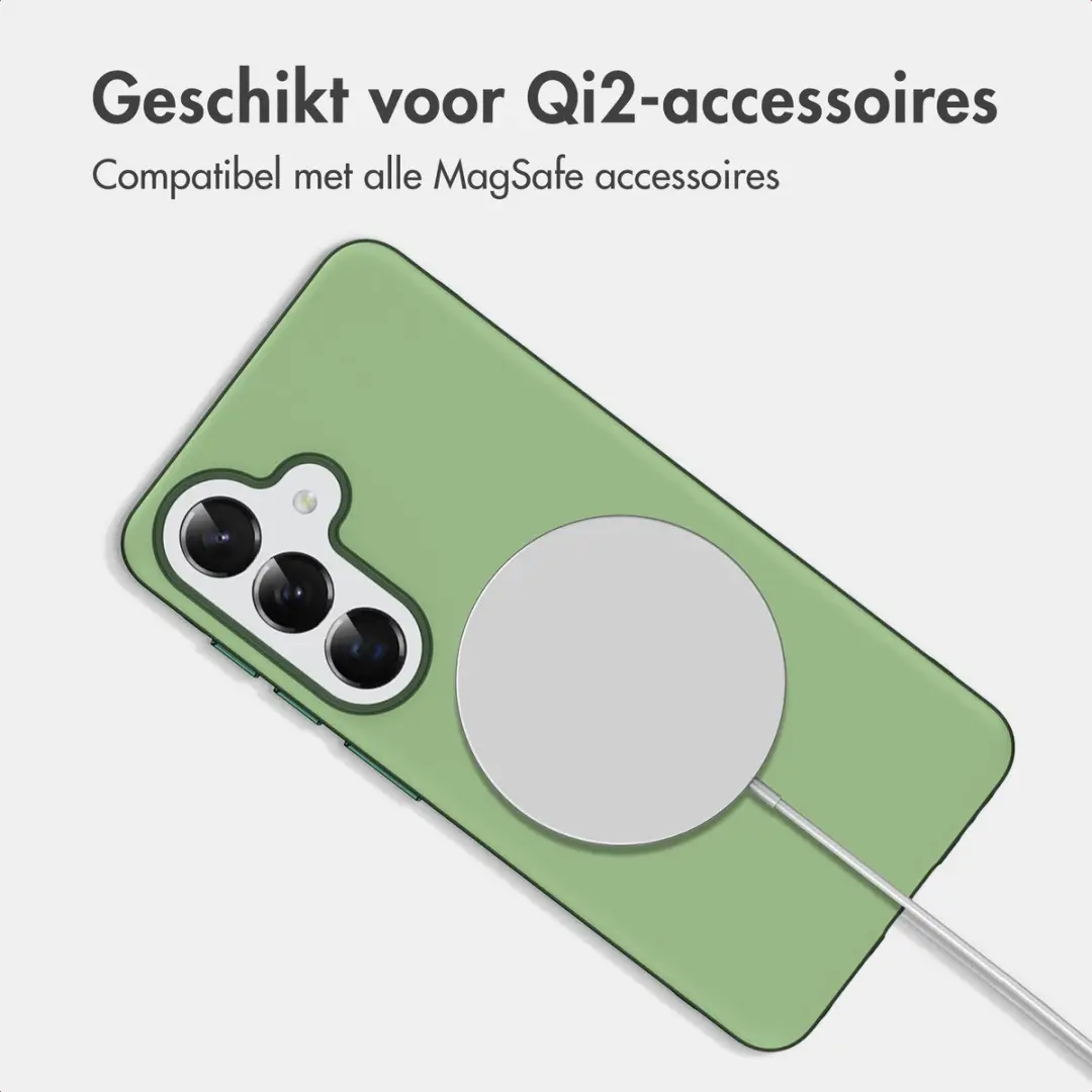 Imoshion Hoesje Samsung Galaxy S25 - MagSafe Donkergroen