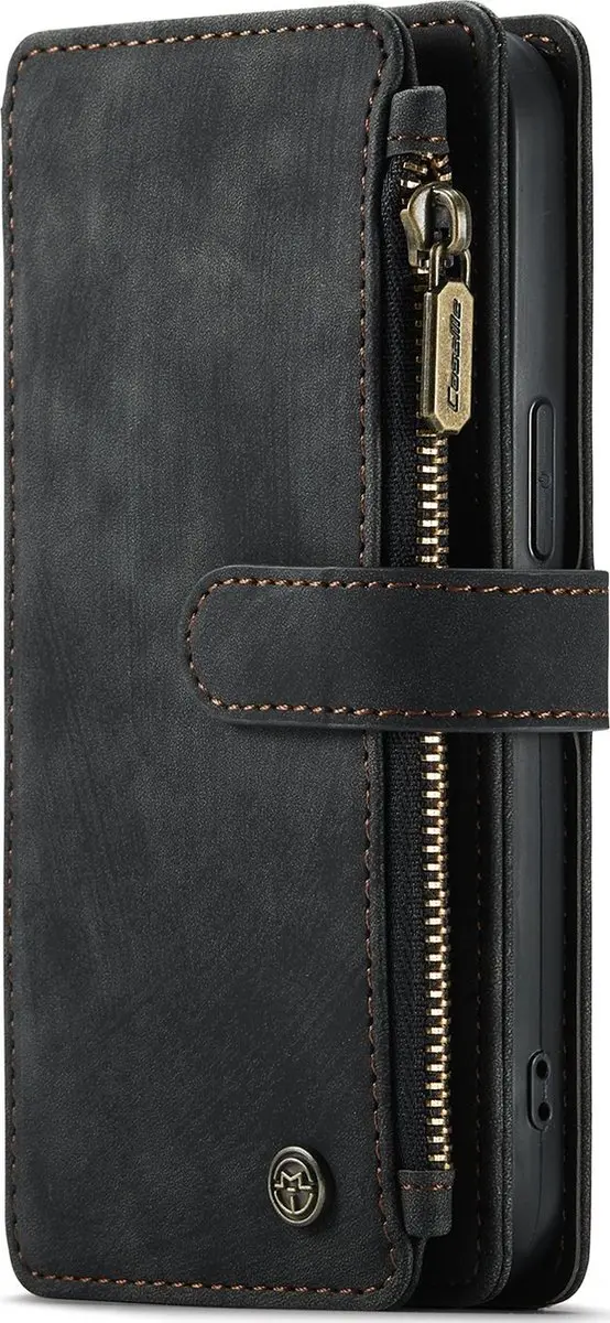 Caseme C30 Bookcase Telefoonhoesje iPhone 13 - 8 Pasjes - Zwart
