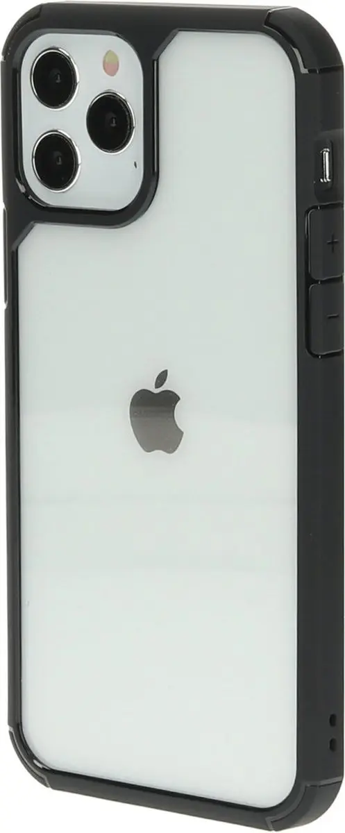 Mobiparts MP-108441 iPhone 12 Pro Telefoonhoesje - Transparant/Zwart