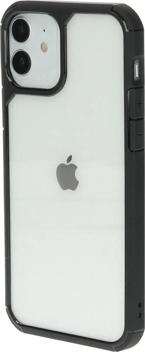Mobiparts MP-108441 iPhone 12 Pro Telefoonhoesje - Transparant/Zwart - afbeelding 6 van 6