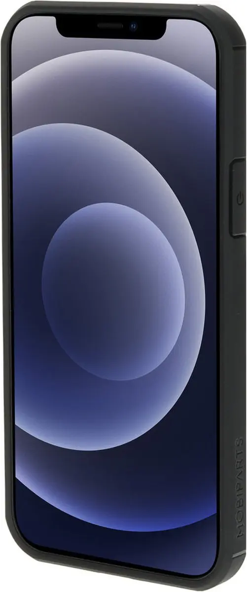 Mobiparts MP-108441 iPhone 12 Pro Telefoonhoesje - Transparant/Zwart